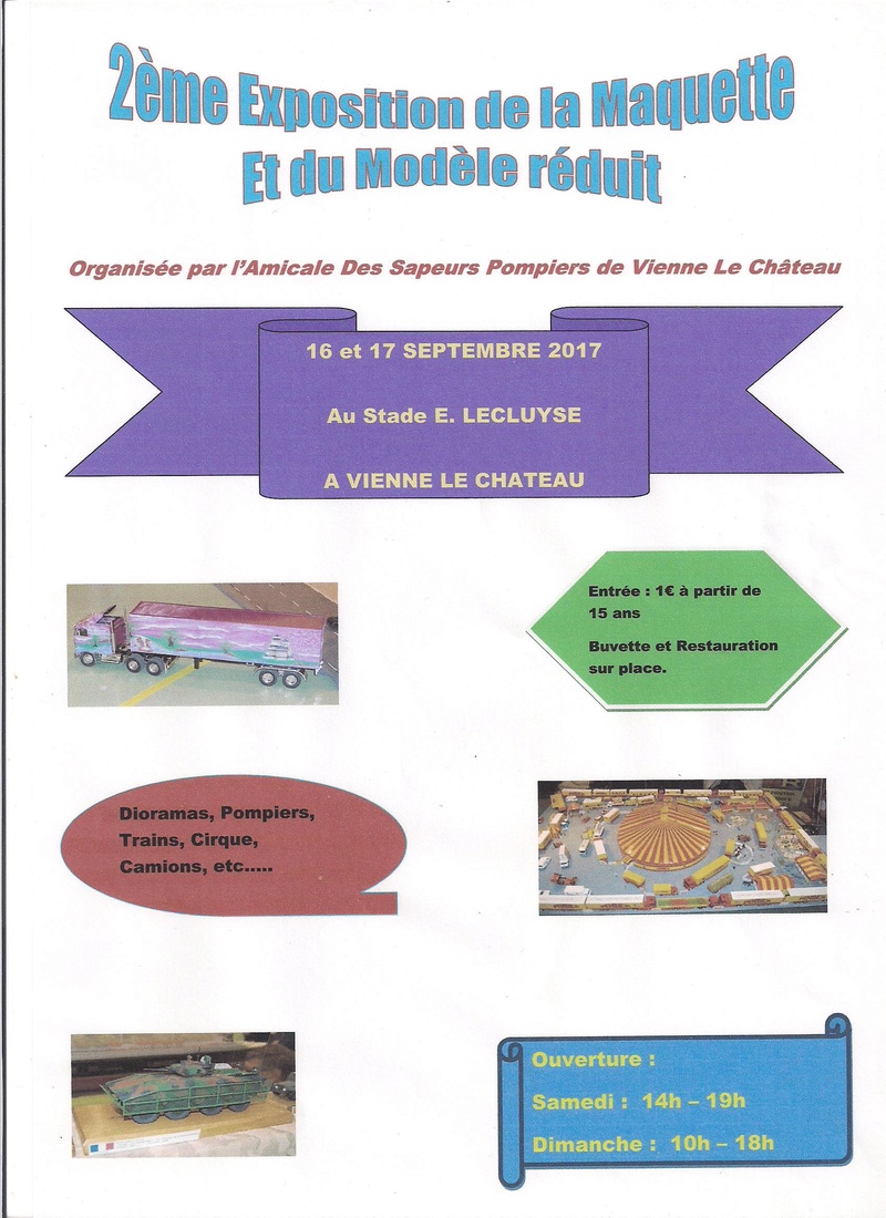 2éme expo maquette vienne le château 16&17.09.17  Affich12