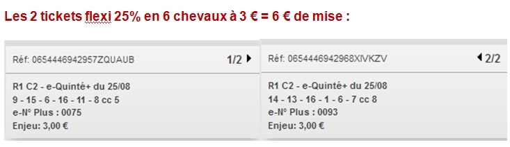 25/08/2017 --- CABOURG --- R1C2 --- Mise 6 € => Gains 0 € Screen71