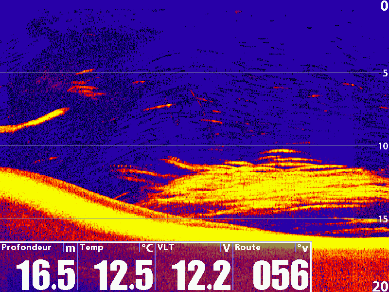 Captures écran échosondeur Humminbird SI - DI ! 02210