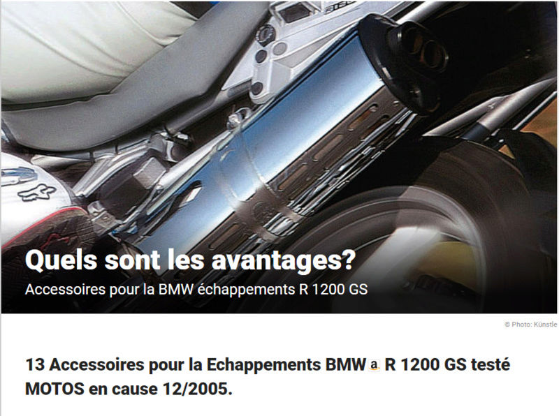 13 échappements testés pour les 1200 GS de 2004 à 2009 Test_y10