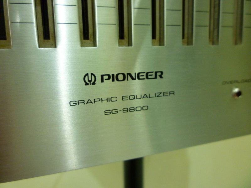PIONEER SPEC SG-9800 12 Band Graphic Equalizer Silver Face TOTL P1120512