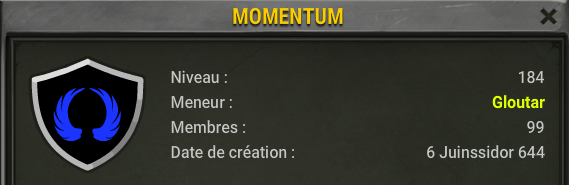 [Acceptée] Candidature guilde Momentum ! Candid17