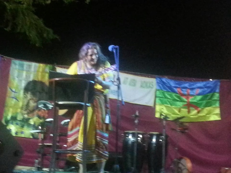 Uli Rohde, une allemande qui chante en kabyle à Aokas 12 août 2017 1202