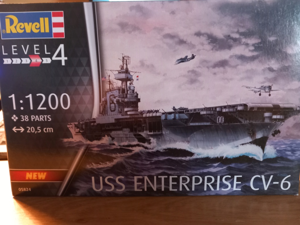 Big E (USS Enterprise CV-6 1/1200 Revell) 20230510
