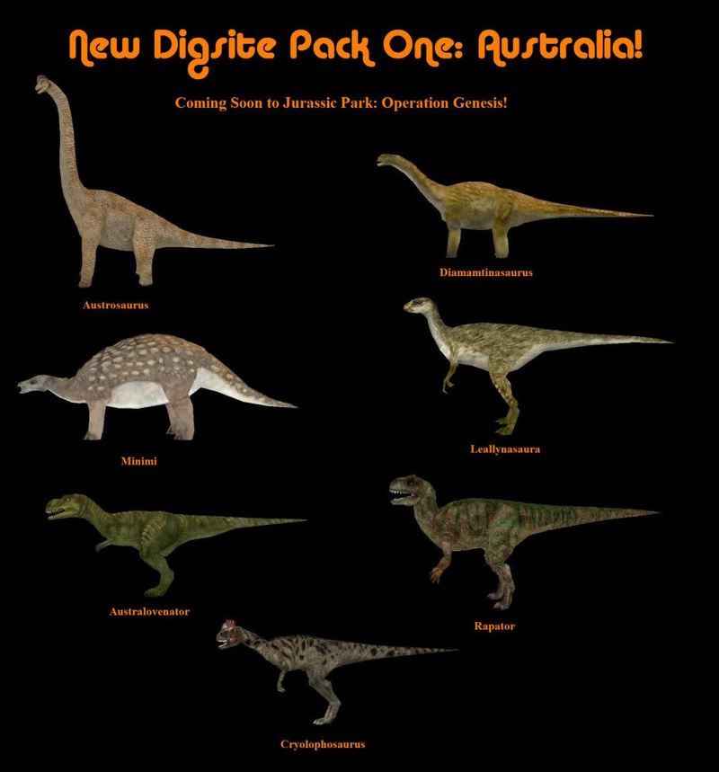 It adds 8 new dinosaurs and three new dig sites to your game. 