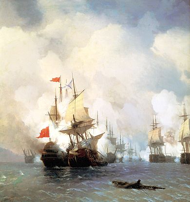06 juillet 1770: bataille de Tchesmé 114