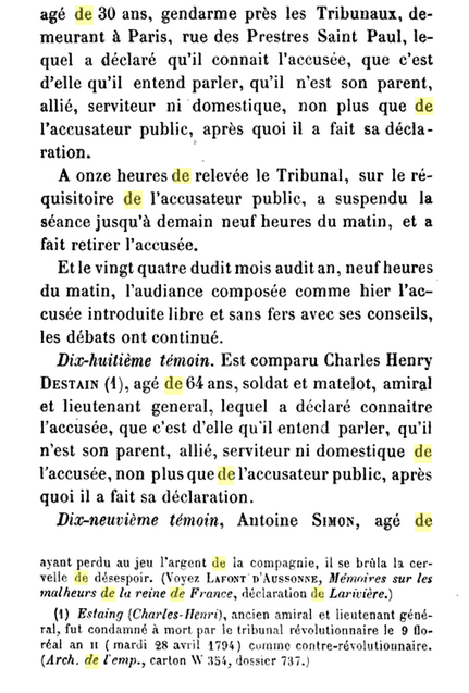 14 octobre 1793 (23 vendémiaire an II): 9H: Procès verbal de l'audience du Tribunal Révolutionnaire (15) 1211