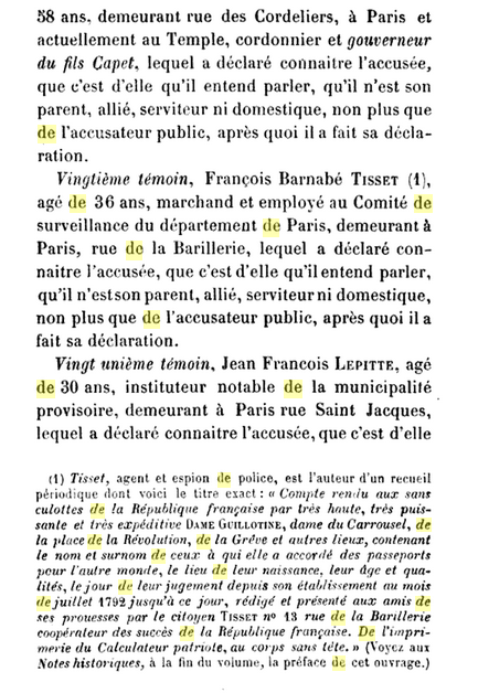 14 octobre 1793 (23 vendémiaire an II): 9H: Procès verbal de l'audience du Tribunal Révolutionnaire (15) 1311