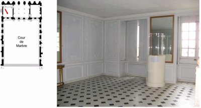 Rez de chaussée - Aile centrale - Appartement de Marie Antoinette - 90 Salle de bain 13425310