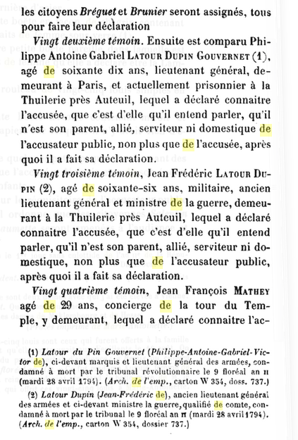 14 octobre 1793 (23 vendémiaire an II): 9H: Procès verbal de l'audience du Tribunal Révolutionnaire (15) 1610