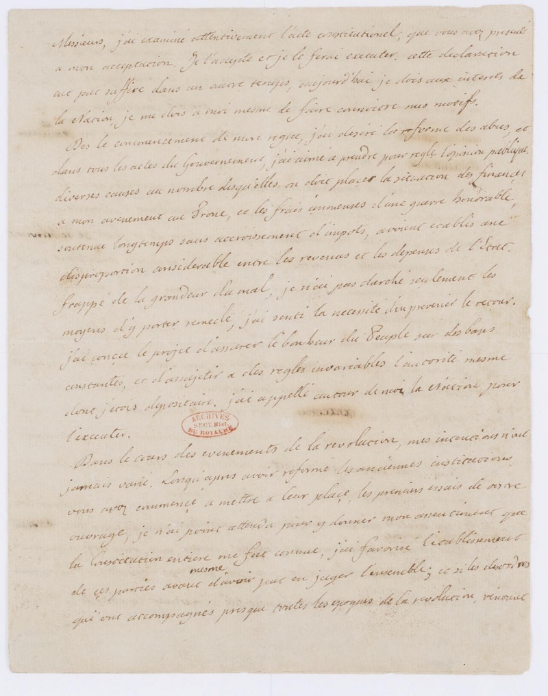 13 septembre 1791: Louis XVI approuve la Constitution de 1791 260px-10