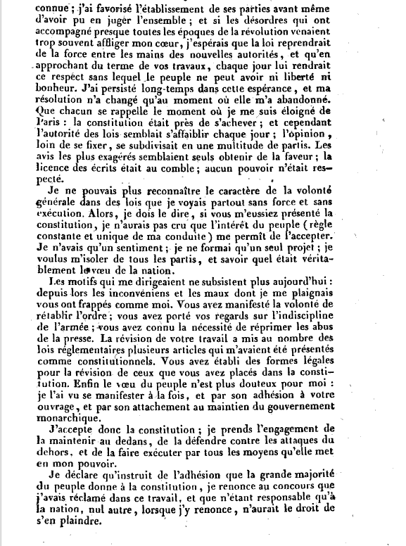 13 septembre 1791: Louis XVI approuve la Constitution de 1791 262