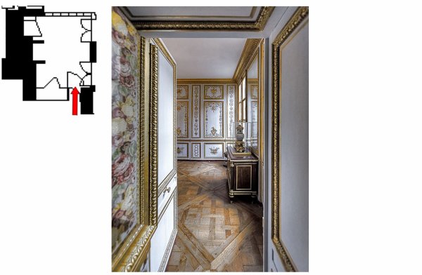 Premier étage - Aile centrale - Appartement intérieur du roi - 22 Cabinet de la garde robe Louis XVI 27551318