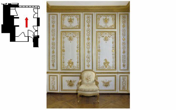 Premier étage - Aile centrale - Appartement intérieur du roi - 22 Cabinet de la garde robe Louis XVI 27565010