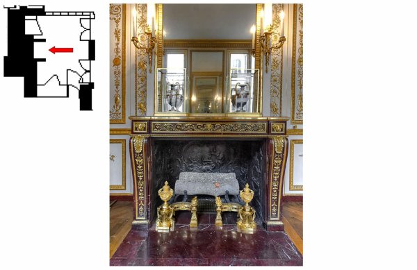 Premier étage - Aile centrale - Appartement intérieur du roi - 22 Cabinet de la garde robe Louis XVI 27565012