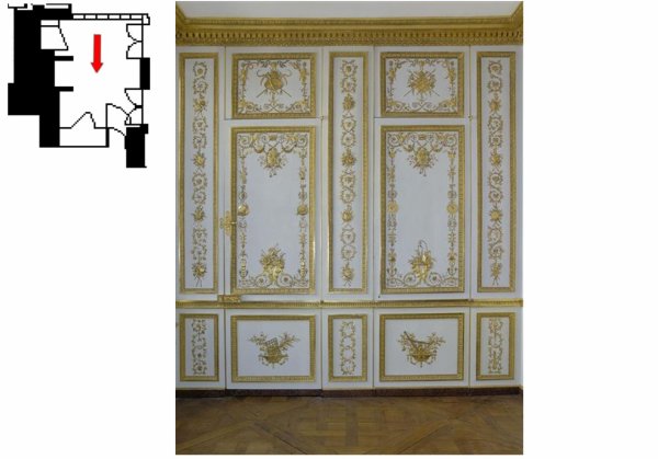 Premier étage - Aile centrale - Appartement intérieur du roi - 22 Cabinet de la garde robe Louis XVI 27565111