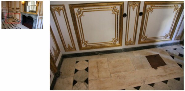 Premier étage - Aile centrale - Appartement intérieur du roi - 22 a Salle de bain Louis XVI 27570413
