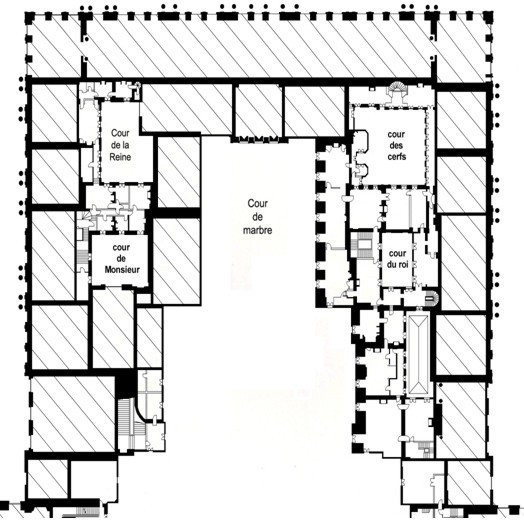 Second étage - Aile centrale - Plan 30061210