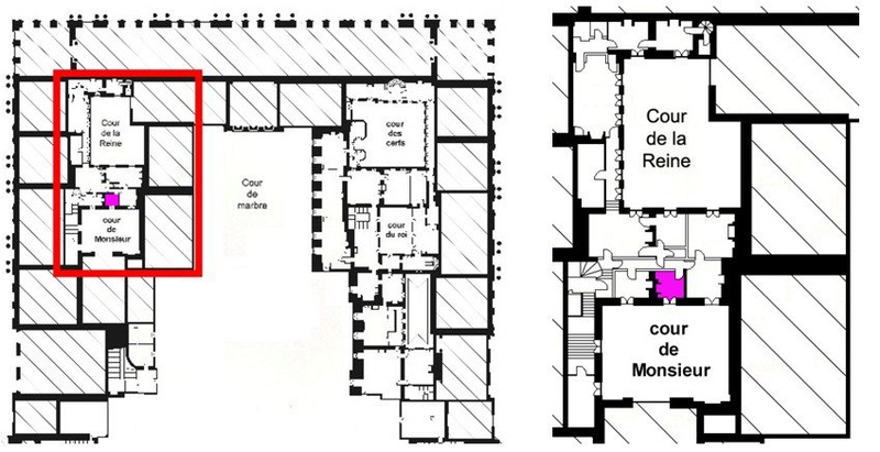 Second étage - Aile centrale - Appartement de la Reine - Pièce des femmes de chambre 30178711