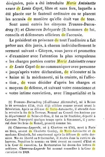 14 octobre 1793 (23 vendémiaire an II): 9H: Procès verbal de l'audience du Tribunal Révolutionnaire (15) 426