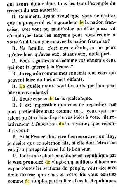 03 septembre 1793: Rapport du gendarme Gilbert à la Conciergerie Captu114