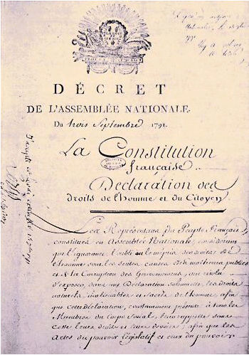 27 août 1789: Déclaration des Droits de l'Homme Captur34