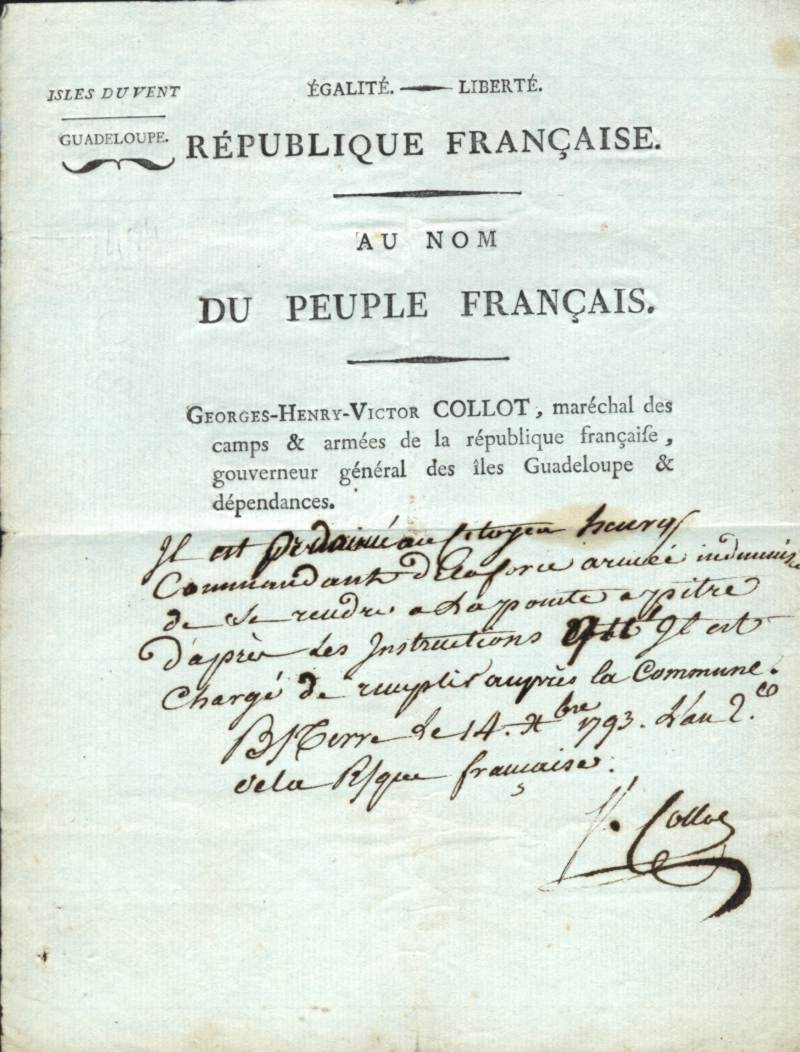 19 juillet 1794: Jean Marie Collot-d'Herbois Collot10