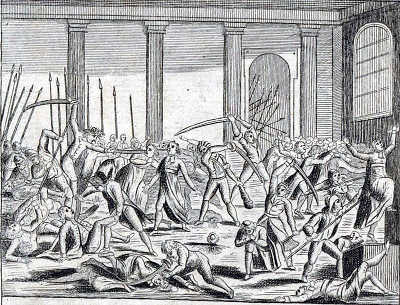 02 septembre 1792: Début des massacres de Septembre, à Paris  Massac11