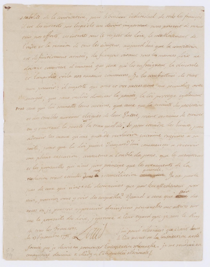 13 septembre 1791: Louis XVI approuve la Constitution de 1791 Ob_4bb10