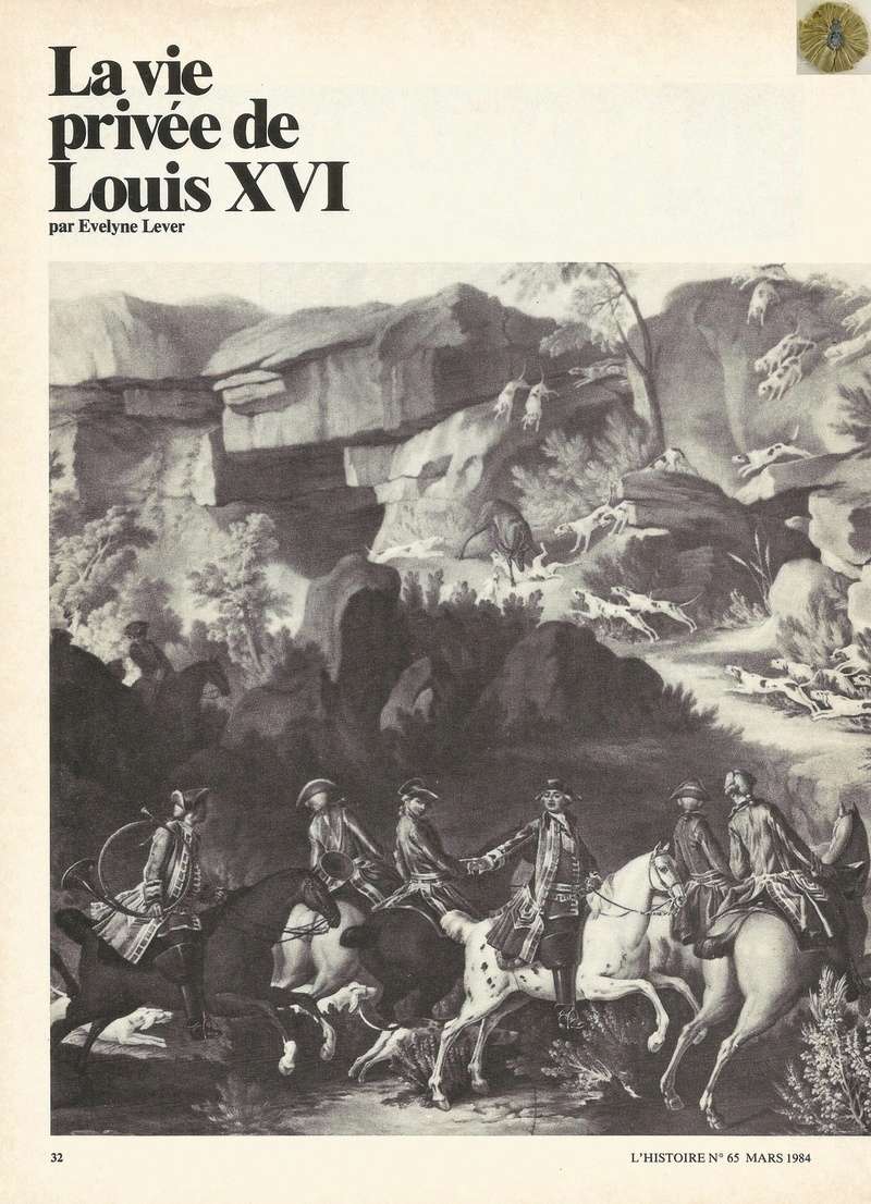ÉVELYNE LEVER: LA VIE PRIVÉE DE LOUIS XVI Ob_70c10