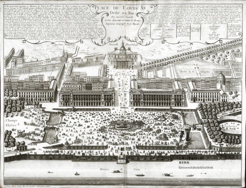 02 juillet 1763: Le Sieur Le Rouge présenta au Roi sa perspective de la nouvelle place Ryh_2610