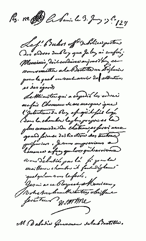 12 juillet 1729: Antoine Raymond Juan Gualbert Gabriel de Sartine (ou Sartines) Sartin10