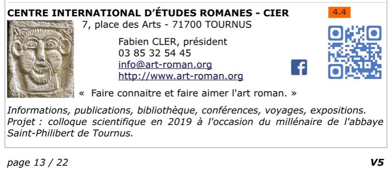 FAPPAH, Annuaire interactif Version juillet 2017 de la Fédération des Associations de sauvegarde et mise en valeur du patrimoine bâti, paysager et immatériel concentrées entre Cluny Tournus et périphérie du PAH . 015f11