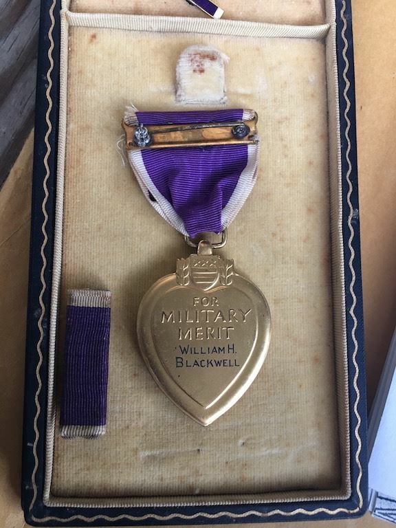 Purple Heart - William H. Blackwell - 8th Division Img_2426