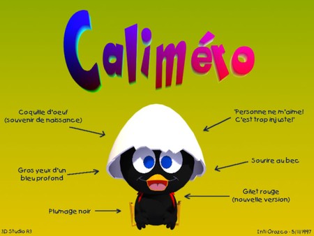 Calimero- 06 - Calimero fait son courrier Ir67co10