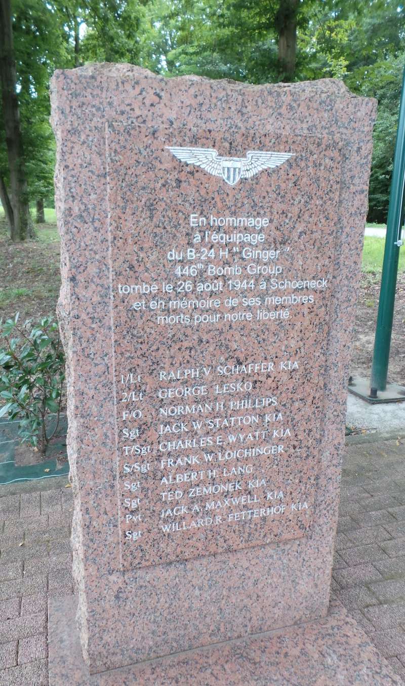 Monument de l'US Air Force en Moselle. 20170813