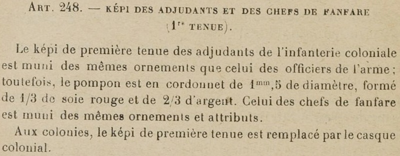 Les képis de grande tenue des officiers et adjudants français Dm_du_16