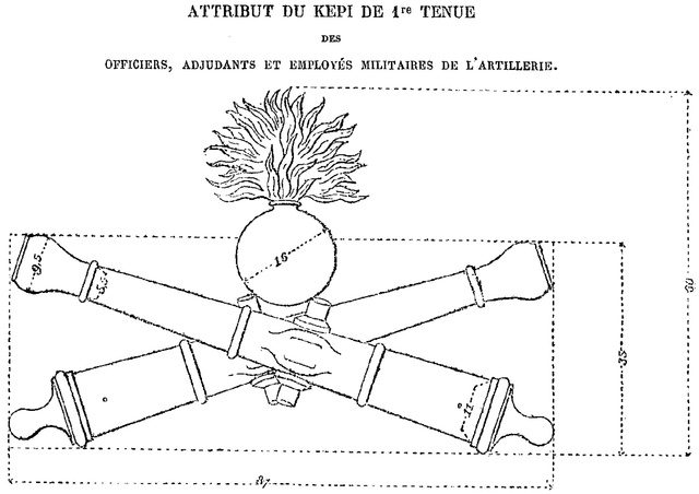 Les képis de grande tenue des officiers et adjudants français Dm_du_19