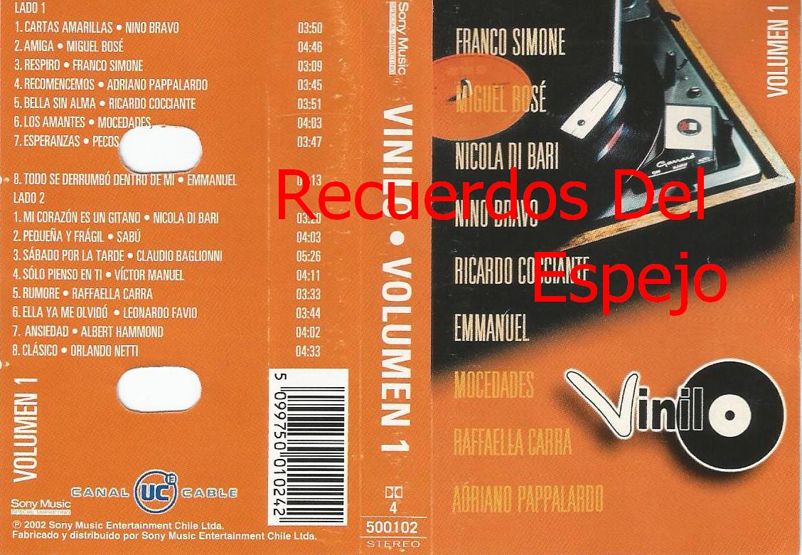 cD Vinilo 1 canciones del  Recuerdo Vin_110