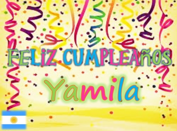 Feliz Cumpleaños Yamila! Bla10