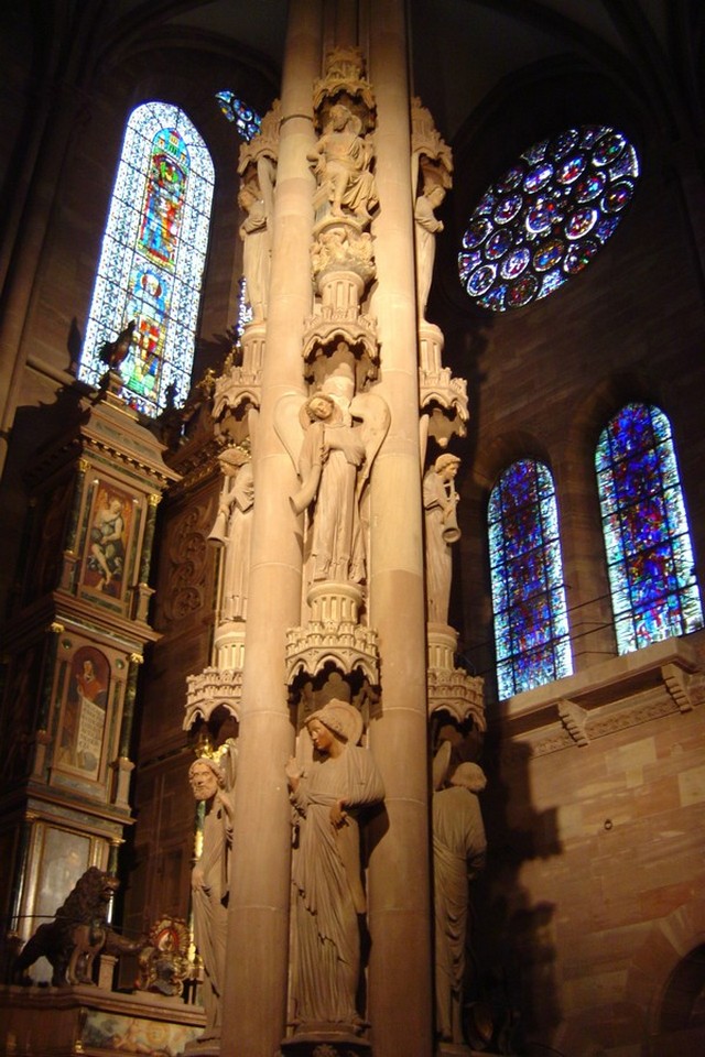 Le Pilier des Anges de la Cathédrale de Strasbourg Cathed10