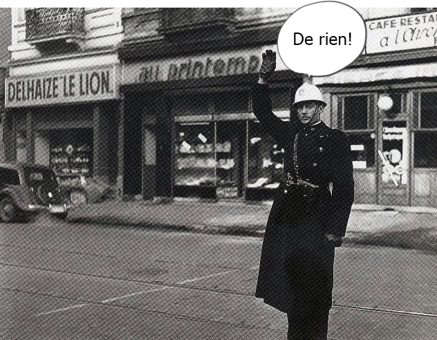 Insigne inconnu sur Adrian - police belge de Ixelles Police10