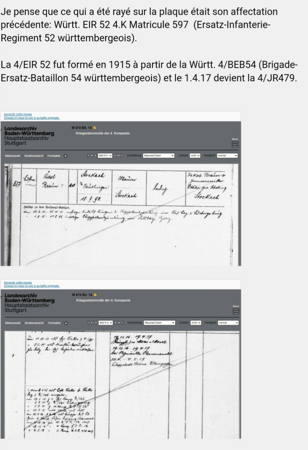 Identification plaque d'identité allemande WW1  - Page 3 Img_1854