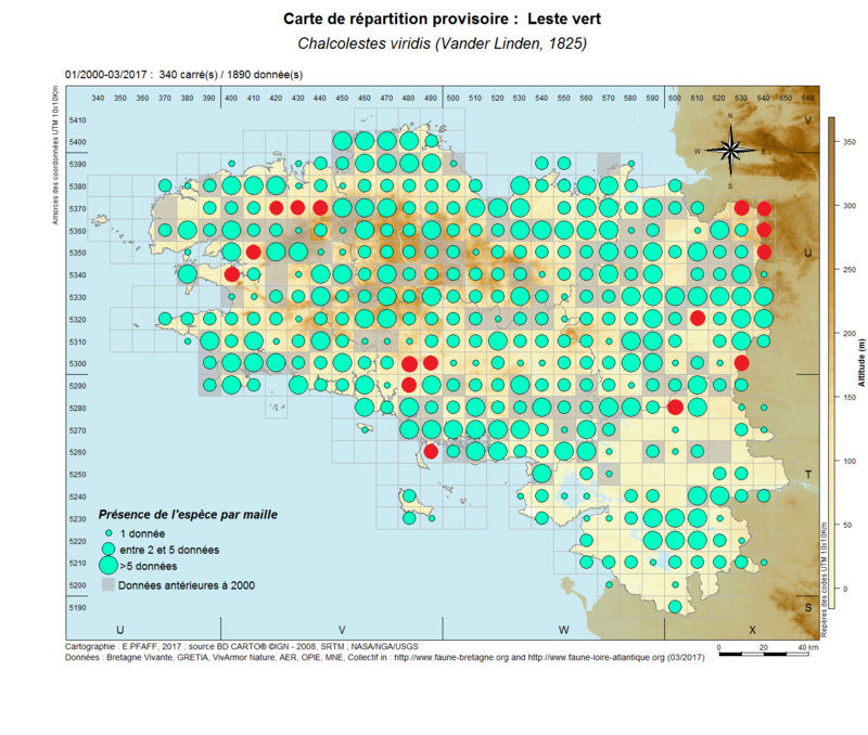 cartographies d'espèces très communes à compléter Chalco15