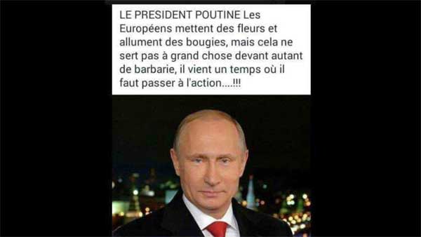 Dernière déclaration de Vladimir Poutine . Poutin10