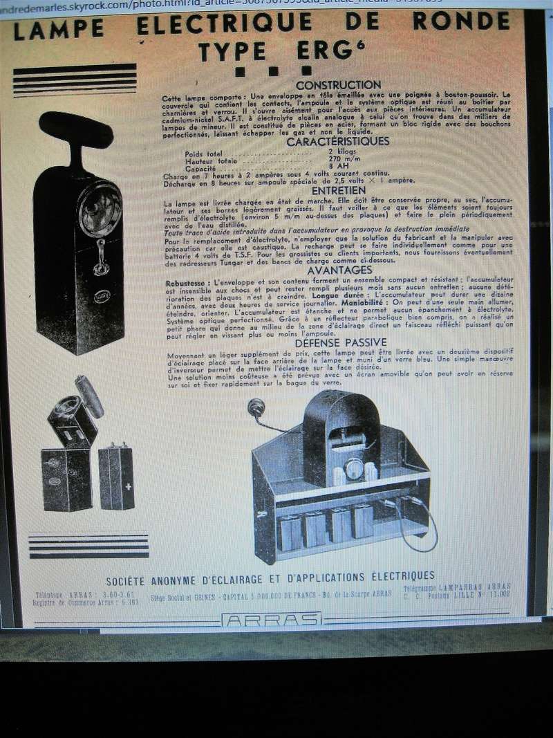 lampes de mineurs,  divers objets de mine, outils de mineur et documents  - Page 6 Img_0327