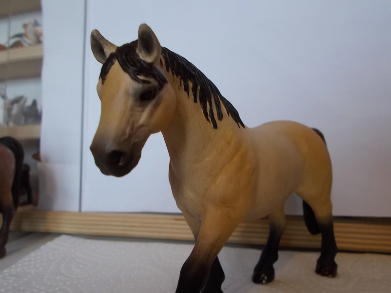 horses - I started with repainting - Schleich horses Falben14