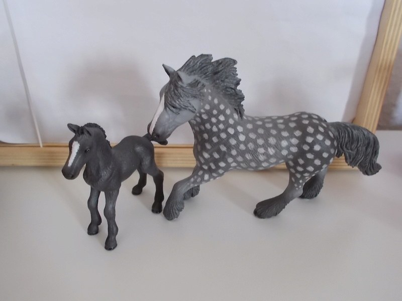 horses - I started with repainting - Schleich horses Schimm19