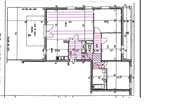 Sens de pose du parquet .... Plan_m10