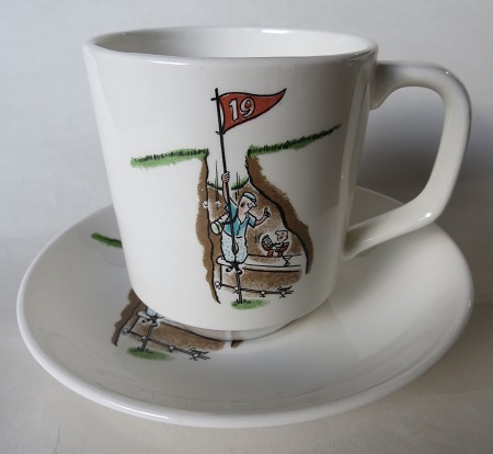 Golfing Pat.No.515 cup and saucer  Crown_14